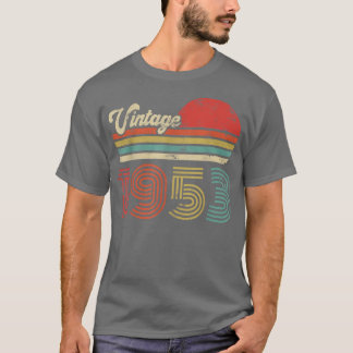 T-shirt 69 Year Old Birthday Vintage 1953 69th Birthday 