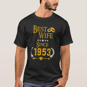 T-shirt 69e anniversaire du Mariage Meilleure femme depuis