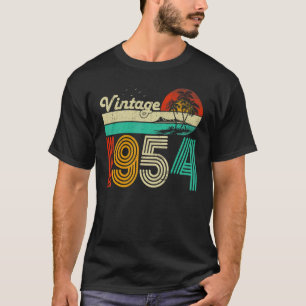 T-shirt 69e anniversaire Vintage 1954 69 ans Femmes