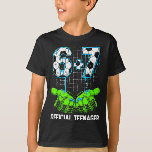 T-shirt 6+7 = 13 Ans Garçons Filles Adolescent 13e Anniver