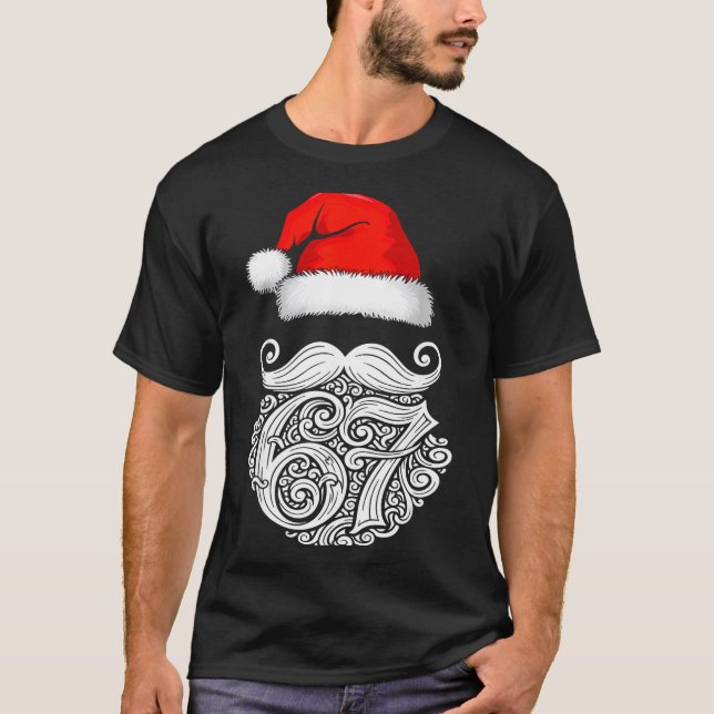 T-shirt 6 7 Christmas 67 Santa Six Seven Christmas Boys Te (Devant)