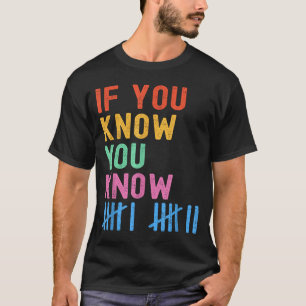 T-shirt 6 7 Drôle Si Vous Savez Vous Savez Marques De Poin