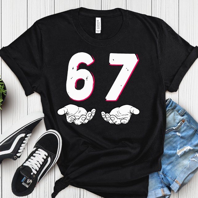 T-shirt 6 7 drôle, Six Sept Mème Tendance  (Créateur téléchargé)