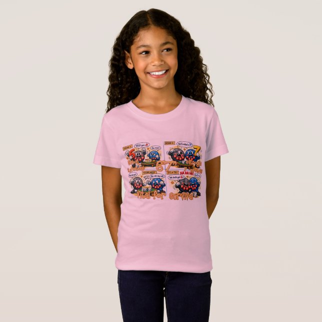T-Shirt 6’7” Éléments de chimie vitaux pour la survie (Devant entier)
