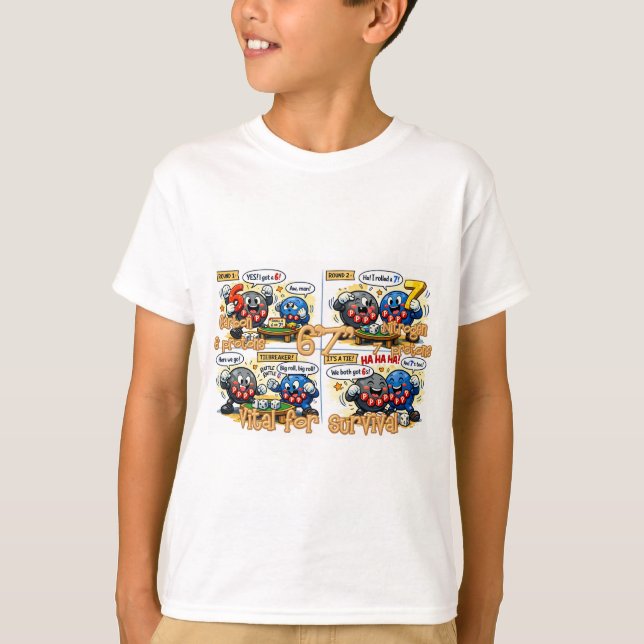 T-shirt 6’7” Éléments de chimie vitaux pour la survie (Devant)