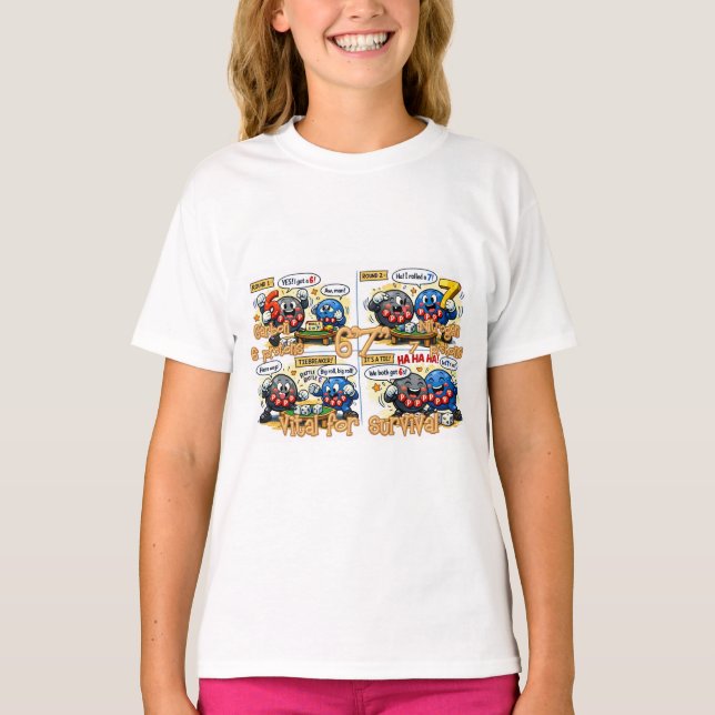 T-shirt 6’7” Éléments de chimie vitaux pour la survie (Devant)