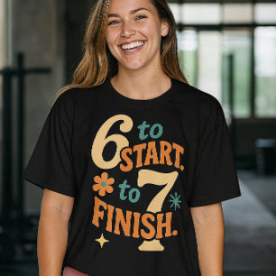 T-shirt 6 7 Gym Citation Workout Motivation