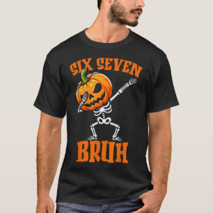 T-shirt 6 7 Halloween 67 Mème Six Sept Dabbing Gen Alpha 