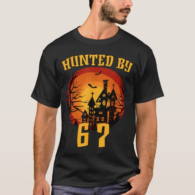 T-shirt 6 7 halloween 67 mème six sept fantôme génération  (Devant)
