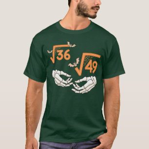 T-shirt 6 7 Halloween Math Racine Carrée 67 Meme Gen Alpha