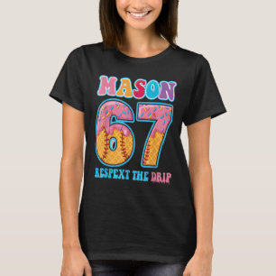 T-shirt 6 7 Mason Baseball Drip Numéro 67 Joueur Ou 67e A