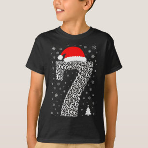 T-shirt 6 7 Six Sept Flocon de neige Gen Z Alpha Argot Chr