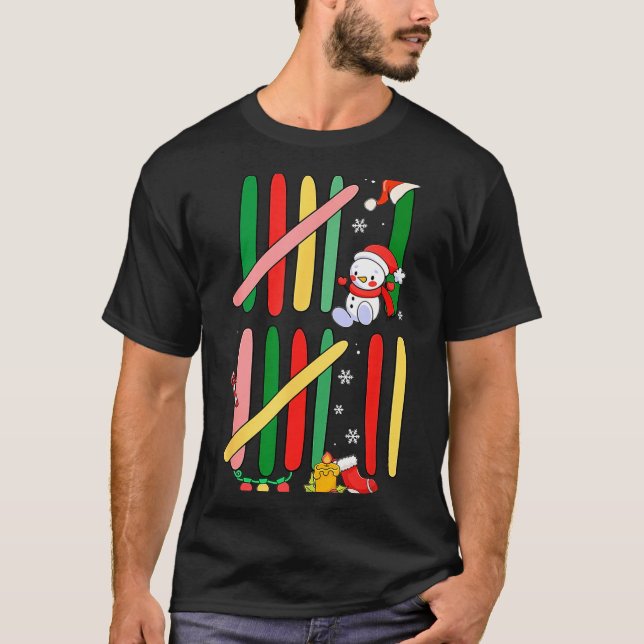 T-shirt 6 7 Six Seven 67 Meme Tally Marks Counting Christm (Devant)