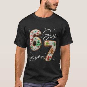 T-shirt 6 7 Six Seven Gen Z Alpha Meme Slang Vacances Joye