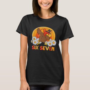 T-shirt 6 7 Six Seven Mème 67 Dinde Drôle Dabbing Thanksgi