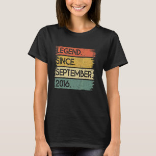 T-shirt 6 Ancienne légende depuis septembre 2016 6e naissa