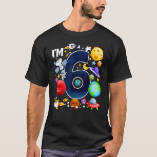 T-shirt 6 Anciennes planètes Astronautes Anniversaire 6e B