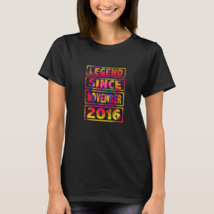 T-shirt 6 Anniversaire Tie Dye Décoration Légende depuis N