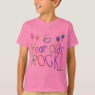 T-shirt 6 ans de roche !