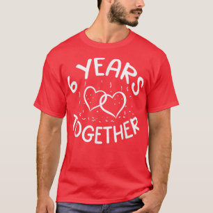 T-shirt 6 ans ensemble 6e anniversaire d'amour Happy Husba