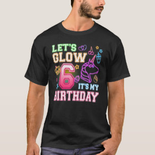 T-shirt 6 Ans Faisons la fête de la lueur 1ère Unicorne C'