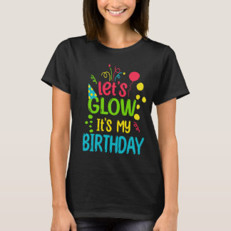 T-shirt  6 Ans Fêtons Lumineux C'est mon 6e anniversaire