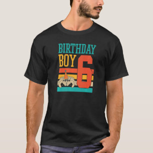 T-shirt 6 Ans Jote Jumping Spider Anniversaire Boy Party