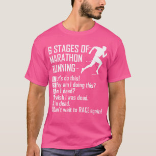 T-shirt 6 Étapes de la Course de Marathon
