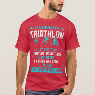 T-shirt 6 Étapes du triathlon