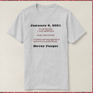 T-shirt 6 janvier Insurrection