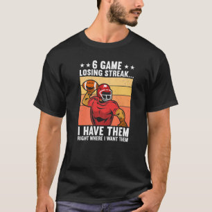T-shirt 6 Jeu Perdre Streak Brouillon Jour Imaginaire Foot