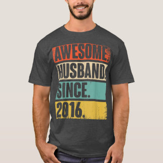 T-shirt 6 Mariage Aniversaire Cadeau Lui Awesome Mari Sin