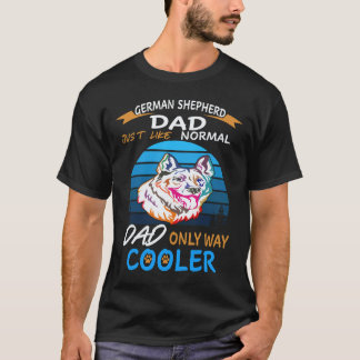 T-shirt 6 Papa Berger Allemand Comme Papa Normal Seulement