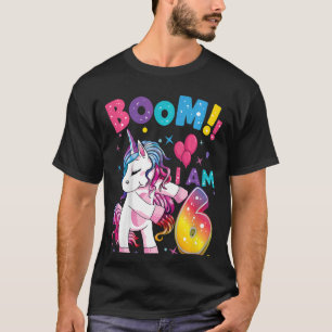 T-shirt 6 Years Old Unicorn Flossing