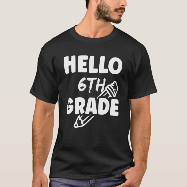 T-shirt 6e année école d'élèves Maître (Devant)