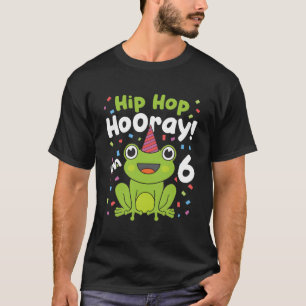 T-shirt 6E Anniversaire Garçon Grenouille Amour 6 Annivers
