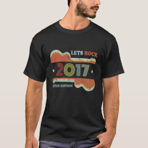 T-shirt 6e anniversaire Guitare Vintage Retro Lets Rock 20