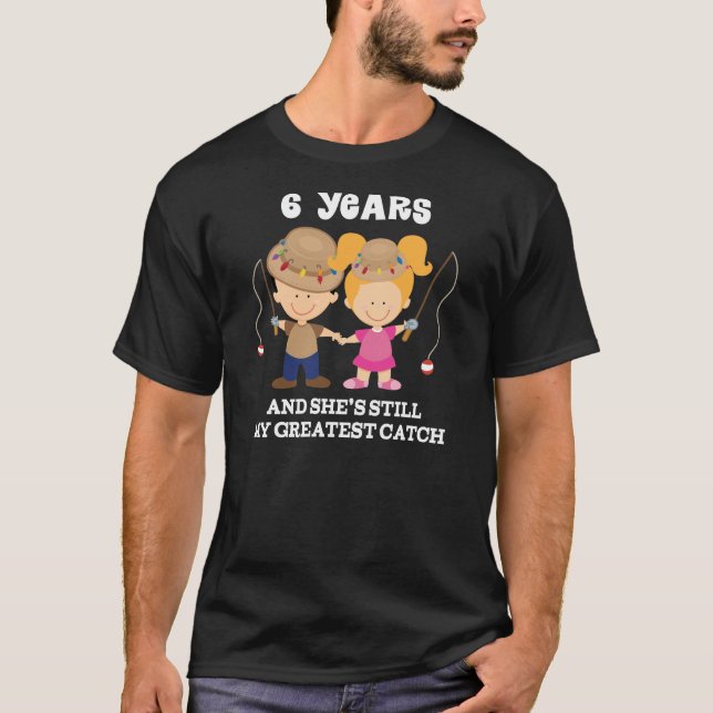 T-shirt 6e anniversaire Mariage Drôle cadeau pour lui (Devant)