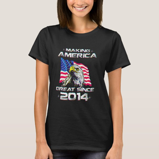 T-shirt 6e anniversaire Usa Drapeau rendre l'Amérique gran (Devant)
