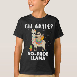 T-shirt 6e classe no prob llama