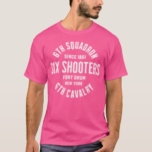 T-shirt 6E Escadron 6E Cavalerie Fort Drum New York Milita