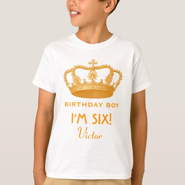 T-shirt 6ème Idée nommée faite sur commande V06 de cadeau (Devant)