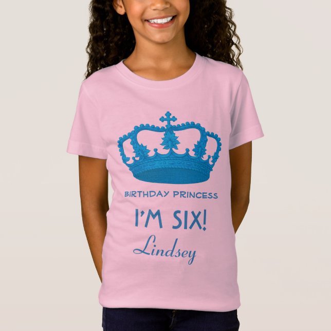 T-Shirt 6ème Idée nommée faite sur commande V20 de cadeau (Devant)