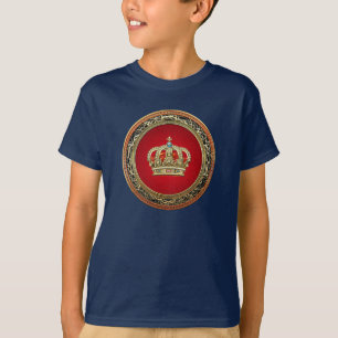 T-shirt [700] Prince-Princesse King-Queen Crown [Belg.Gold