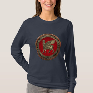 T-shirt [700] Taureau ailé assyrien - Lamassu d'or