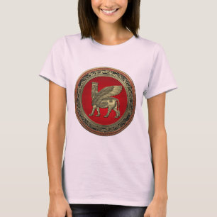 T-shirt [700] Taureau ailé assyrien - Lamassu d'or