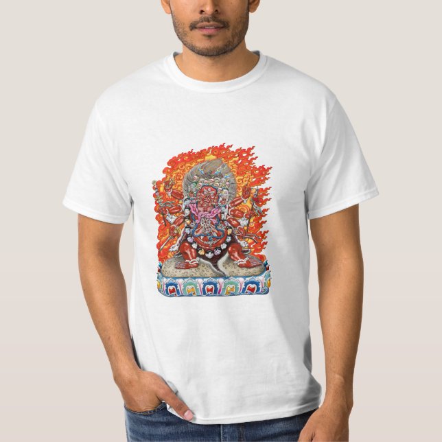 T-shirt [700] Thangka tibétain - Die furieuse Hayagriva (Devant)