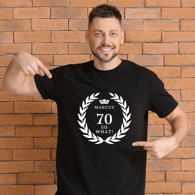 T-shirt 70 Alors, quel drôle Laurel Wreath Crown 70e anniv (Créateur téléchargé)