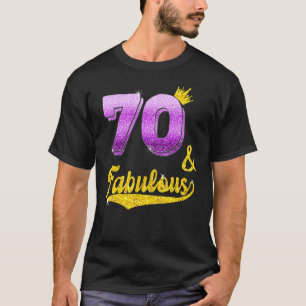 T-shirt 70 Ans 70 & Fabuleux depuis 1952 70e anniversaire