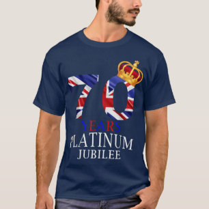 T-shirt 70 ans Jubilé Platine 1952 2022 Queens Corgi U